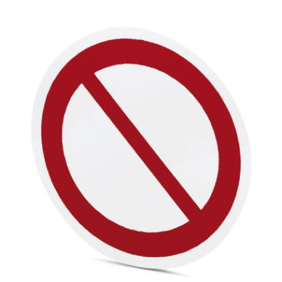 1014217 - Prohibition sign - US-PML-P100 (D50)!