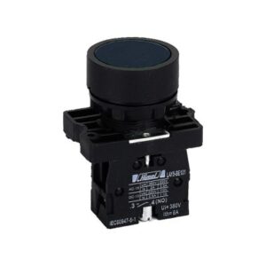 CB5-AA21 - Pushbutton Spring Return Plastic Type Black N/O