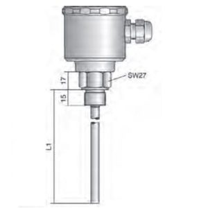 PTA-2B1NA5FM100 Standard - Screw-In Resistance Thermometer Measuring Insert Exchangeable