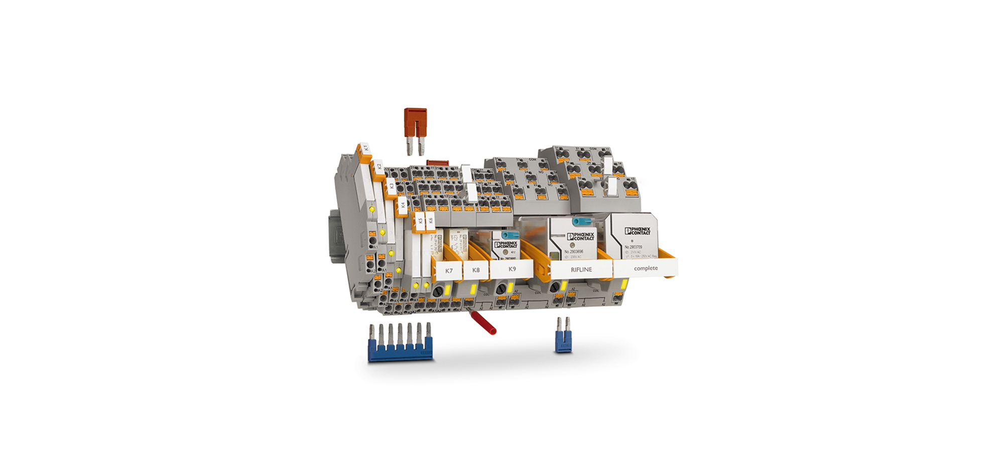 RELAY, CONTROL, LABELS, SLIM, RIFLINE