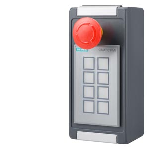 6AV6881-2AM12-1AA0 - Switch enclosure KP8F for KP8F, IP65, incl. 1x emergency stop