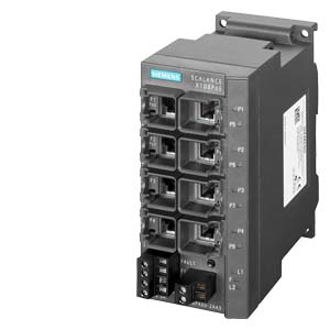 6GK5108-0PA00-2AA3 - SCALANCE X108PoE unmanaged IE switch