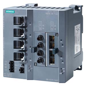 6GK5308-2QG00-2AA2 - SCALANCE X308-2M PoE,  managed IE switch