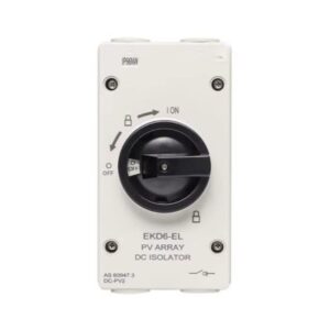 EKD6-EL32R-4S DC ISOLATOR WITH BOX 32A 4P IP65